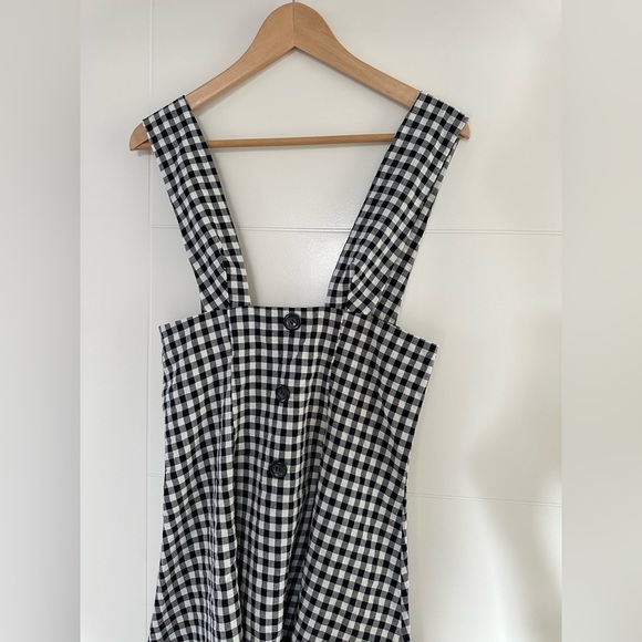 🛍️$5 SALE - BNWT Papillon B&W Gingham Dress, size medium. - Picture 2 of 8